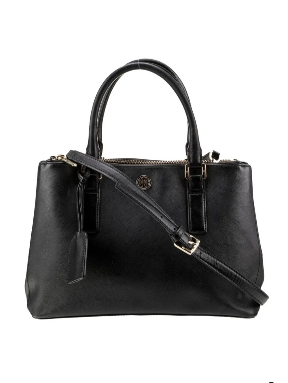 Tory Burch Authentic Leather Top Handle Bag